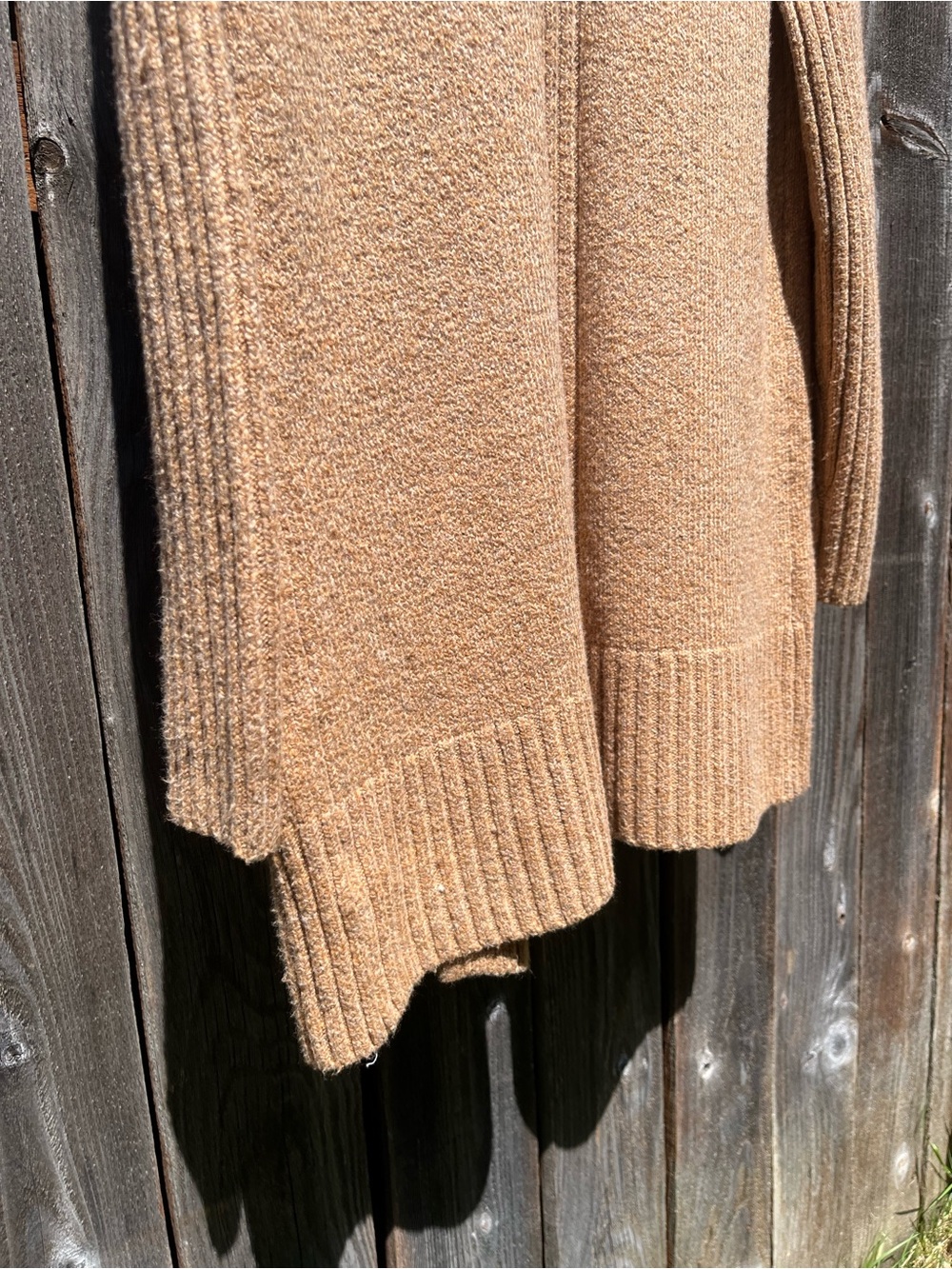 Christian Siriano New York tan open cardigan duster size XS - Picture 9 of 11